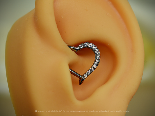 Piercing fat Heart - Daith