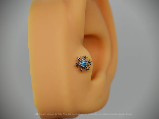 Piercing snowflake - Ear