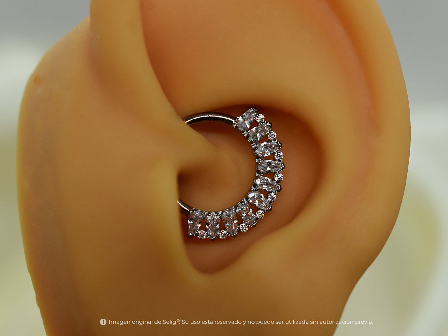 Piercing Cadis white - Septum / Daith