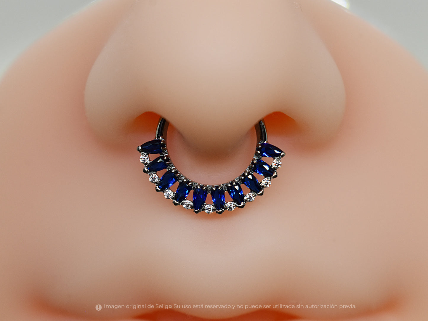 Piercing Cadis blue - Septum/Daith