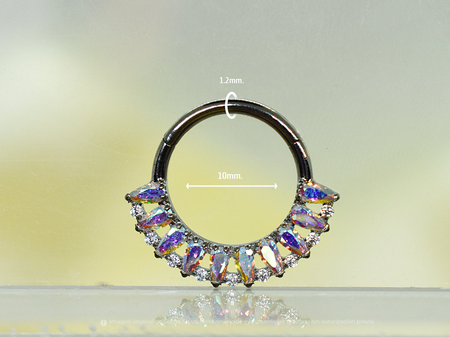Cadis tornasol - Septum/Daith