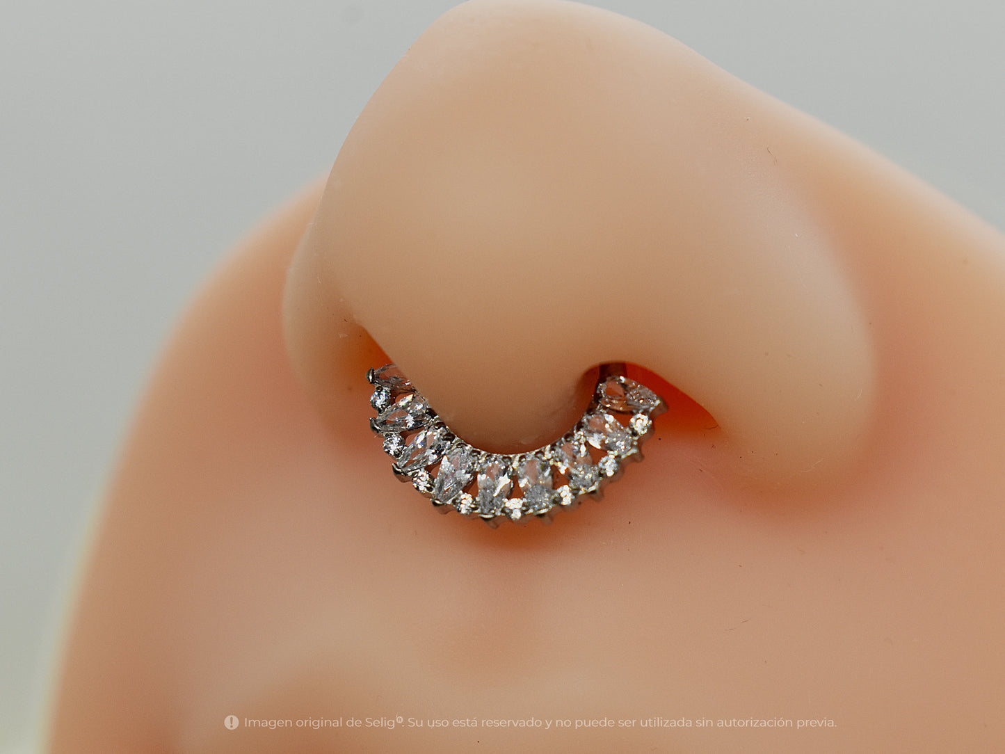 Piercing Cadis white - Septum / Daith