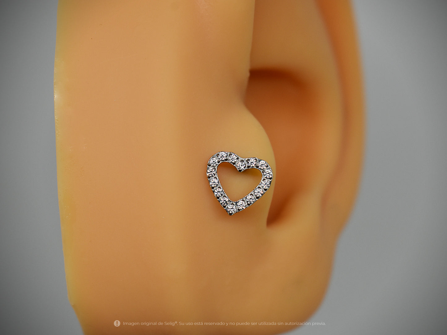 Piercing corazones - Ear