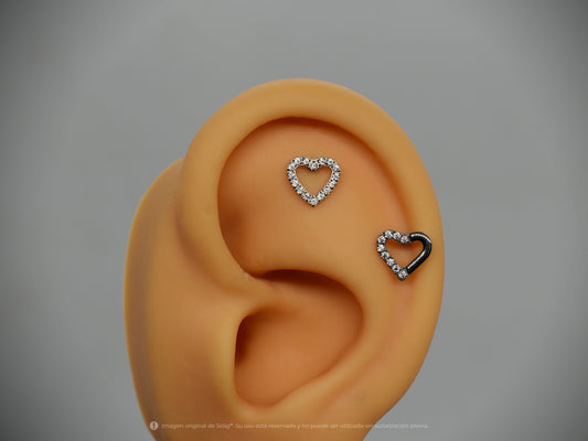Piercing corazones - Ear