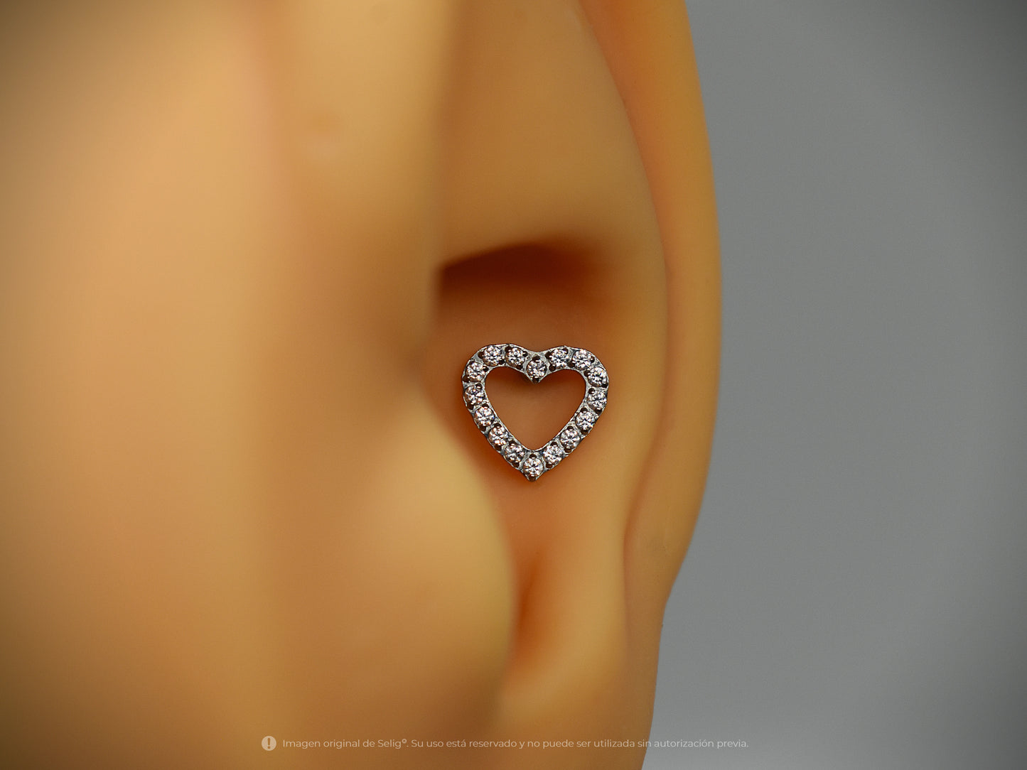 Piercing corazones - Ear