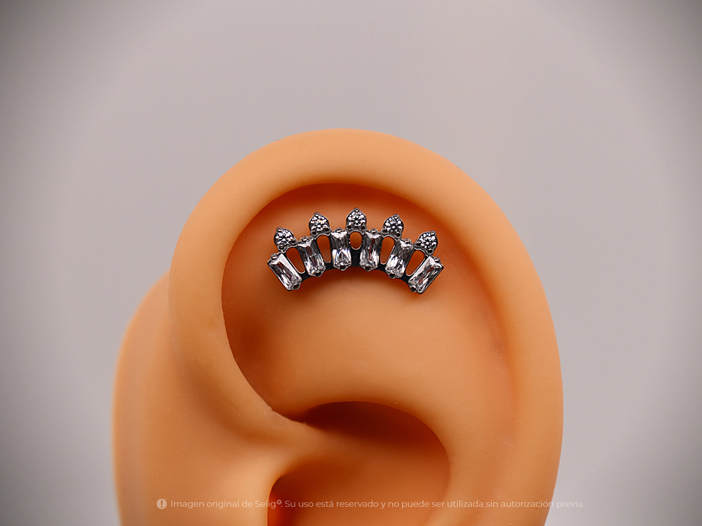 Piercing Crown - Helix/flat