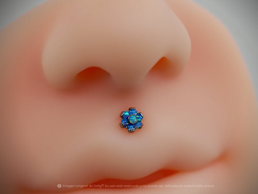 Piercing Flor Ópalos - Medusa