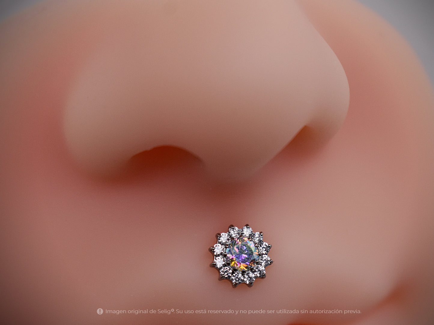 Piercing flori tornasol - Medusa