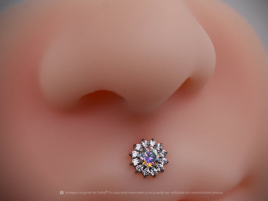 Piercing flori tornasol - Medusa