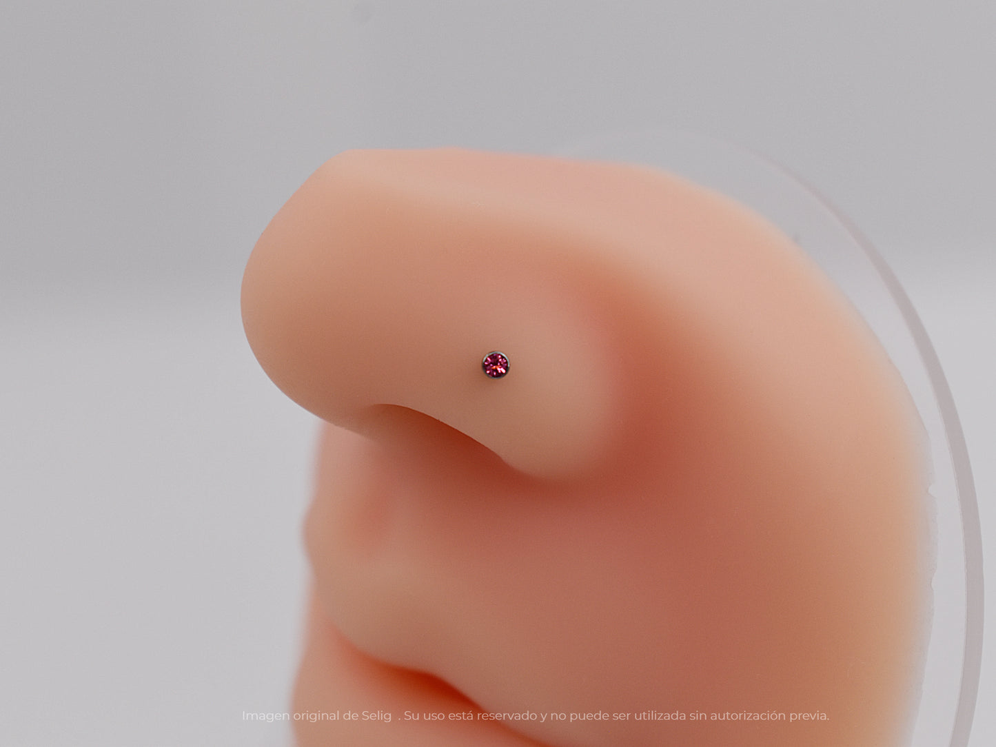 Nostril Fucsia - Curvo