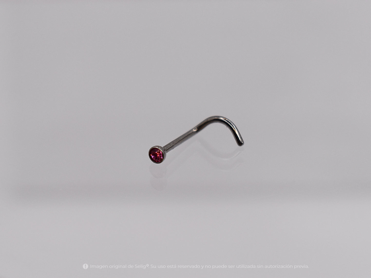 Nostril Fucsia - Curvo