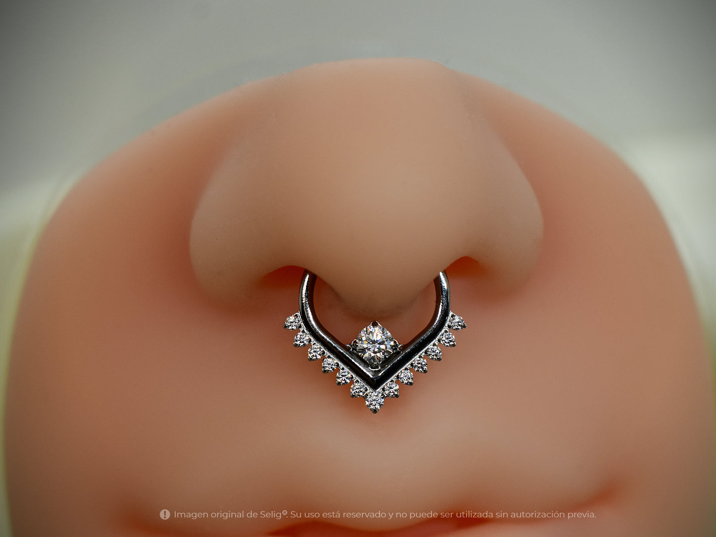 Piercing Cint II white - Septum / Daith