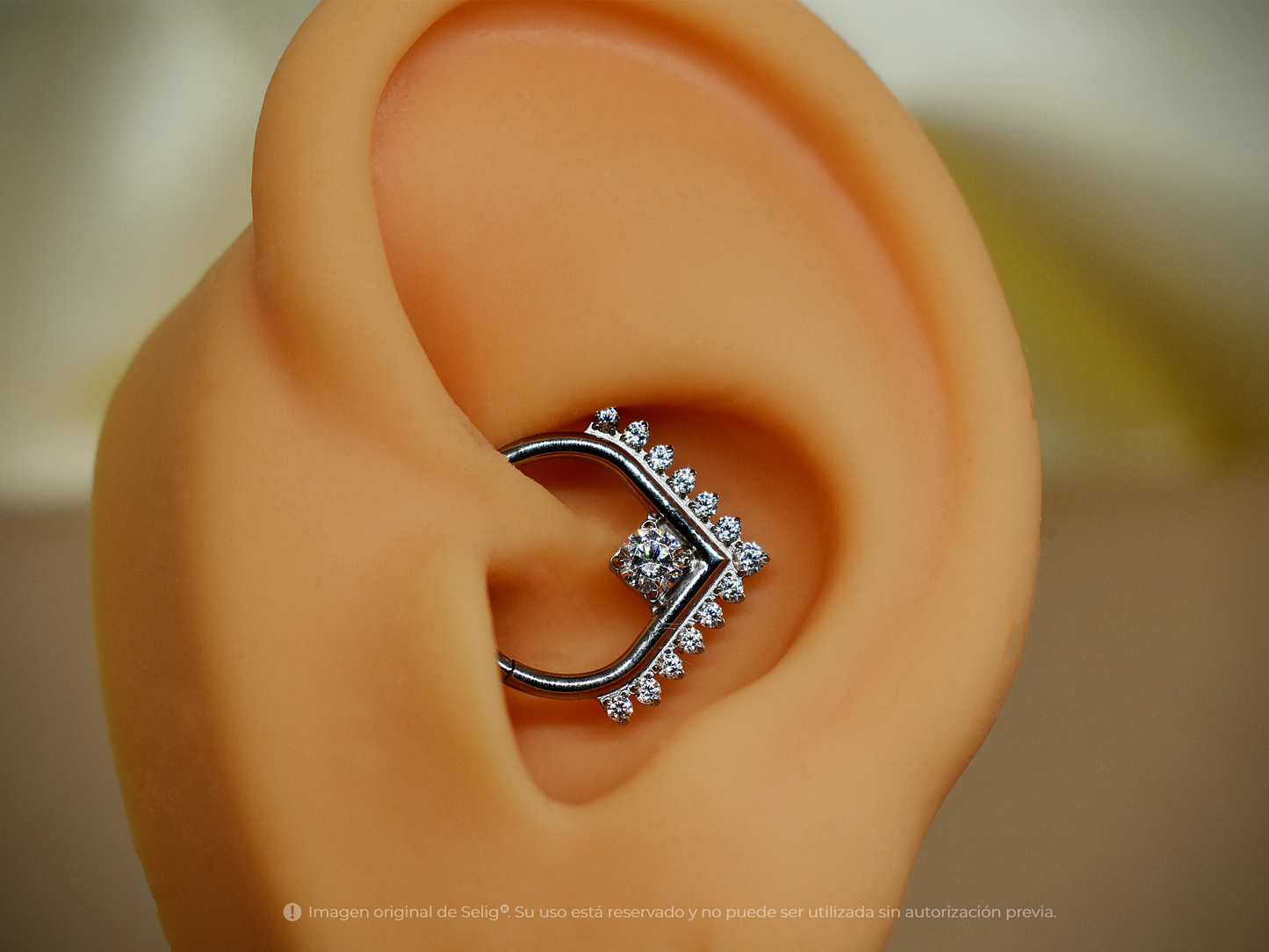 Piercing Cint II white - Septum / Daith