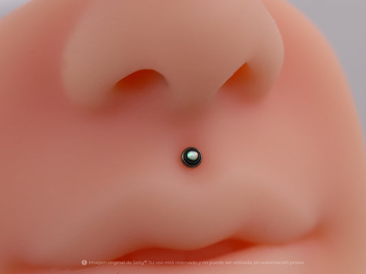 Piercing blanc stone - Medusa