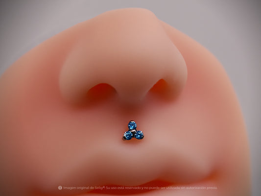 Piercing Trinity celeste - Medusa